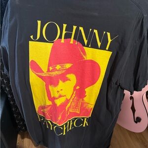 Comfort Colors Johnny Paycheck Graphic Tee - Black and Yellow